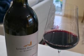 2015 Robert Mondavi Reserve To-Kalon and spicy aloo tikki burgers!