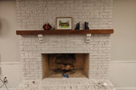 Downstairs media room in design limbo