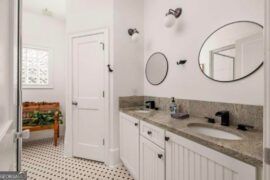 Bathroom before and after