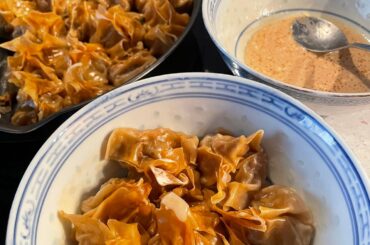 Ravioli aux champignons et gateau au yahourt !