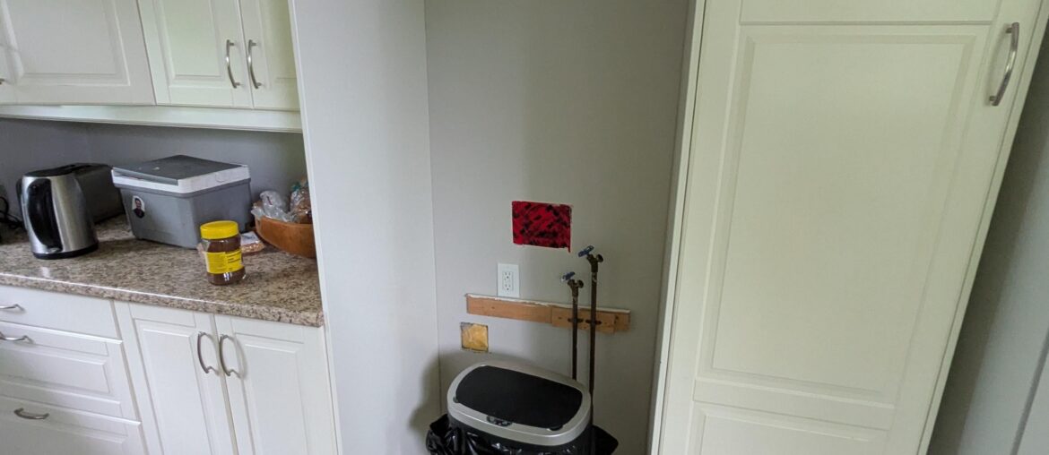 Not sure how to use this space between cabinets?