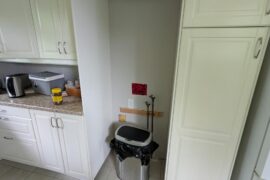 Not sure how to use this space between cabinets?
