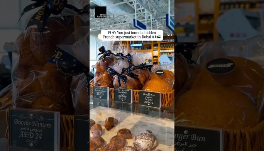 POV: You just found a hidden French supermarket in Dubai