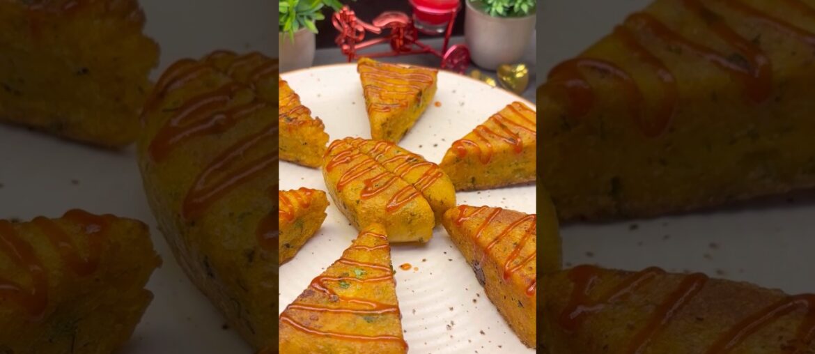 Crunchier Than French Fries! | Crispy Potato Triangles | 10-Minute Party Snack #shorts