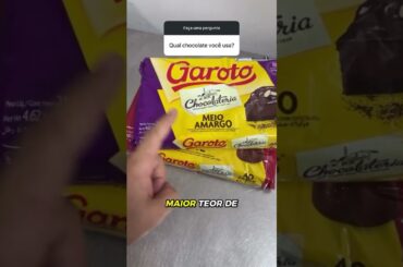 QUAL CHOCOLATE USAR NOS DINDINS/GELADINHOS GOURMET?