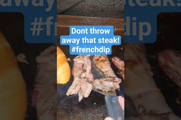 Part 2, What Should I do with Leftover Tomahawk? French Dip Sandwich Coming Right Up! #foodie #steak