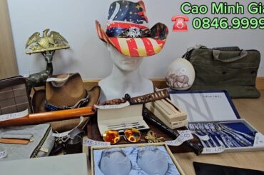 [05/06/2026] NÓN CAO BỒI, KIẾM NHẬT, KÍNH RAYBAN Ý, LY RƯỢU PHÁP, ĐẠI BÀNG ĐỒNG US  LH: 0846.9999.38