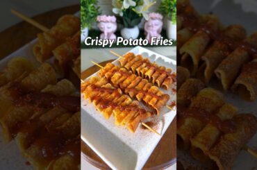Crispy Potato Fries #potato #recipe #shorts