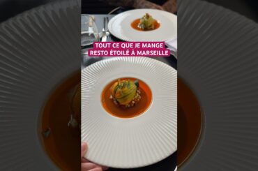 Le premier resto étoilé de ma vie 🥹♥️ #whatieat #restaurant #food #degustation #marseille