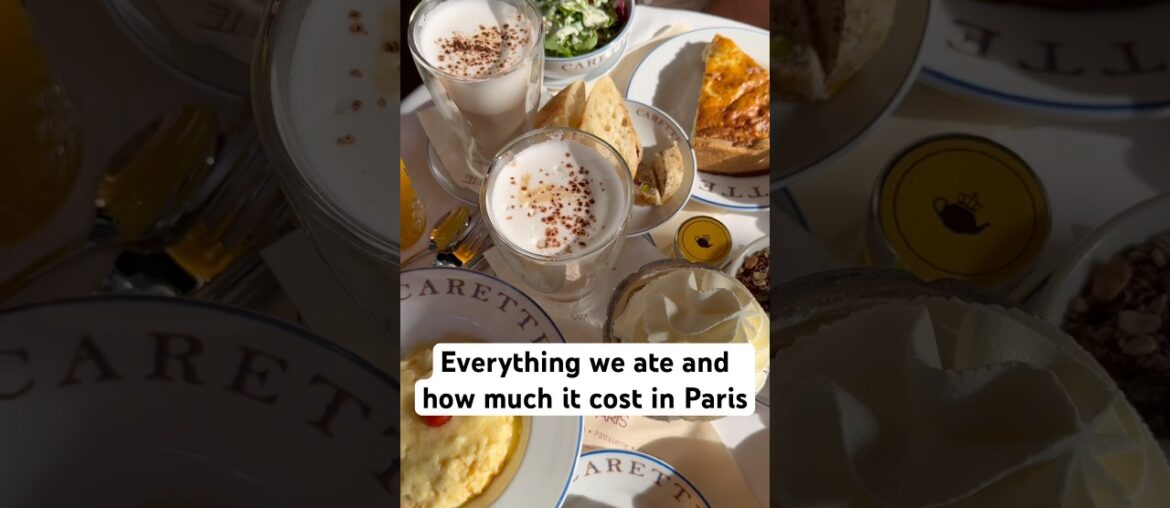 Everything we ate and hoe much it cost in Paris in 36 hours! #parisfood #travelfoodie #paristravel