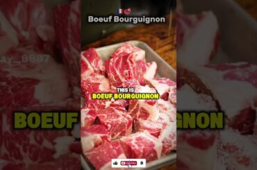 Why French Boeuf Bourguignon Tastes So Expensive 🥩 #shorts #shortvideo #food #beef #streetfood