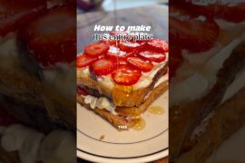 The 30g Protein French Toast ( Only 318 Calories! ) 😱#frenchtoast #brunch #recipe