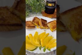 Mango cheese toast #french toast Crispy|Cheesy & Sweet Mango Breakfast Recipe#mango#easyrecipe