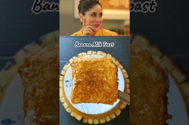 Shilpa Shetty Inspired Banana Milk Toast 😋😳 #shilpashetty #kareenakapoorkhan  #frenchtoast