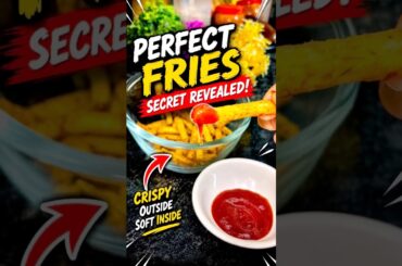 Restaurant Style French Fries | Crispy Potato Fries #shorts #frenchfries #food #recipe #cooking