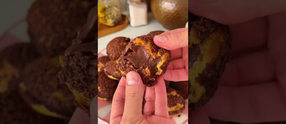 Chocolate Cream Puffs That Melt In Your Mouth 🤤🍫 | Easy French Dessert Recipe#desert Chocolate Cream Puffs That Melt In Your Mouth 🤤🍫 | Easy French Dessert Recipe#desert