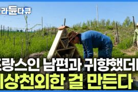 와인없이 못산다는 프랑스인 남편. 결국 이것까지 집에 들였다!｜산골에서 즐기는 프랑스식 만찬｜전원생활｜한국기행｜#골라듄다큐