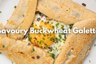 Crispy Savoury Buckwheat Galette | Simple French-Inspired Recipe