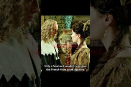 Only a Spaniard would try to stop the French from drinking wine.#history #versailles #shorts #series