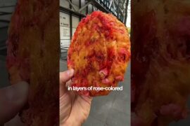 🌸 French bakeries in the Alps sell a bright pink brioche, and its story is wilder than its color.