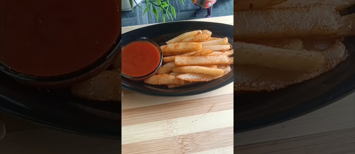 😋🌶️Crispy Chilli Garlic French Fries 🍟| Easy Snack Recipe #shortvideo #shortviral #shortfeed