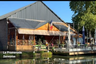 Where to eat in Nevers: La Marine opposite the Jonction port and La Promenade along the canal