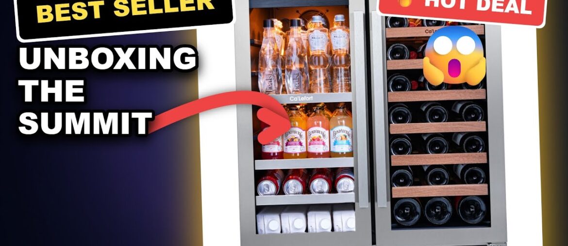 UNBOXING The Summit 30 Wine Cellar & Beverage Center | 33 Bottle Capacity | Stainless Steel UNBOXING The Summit 30 Wine Cellar & Beverage Center | 33 Bottle Capacity | Stainless Steel
