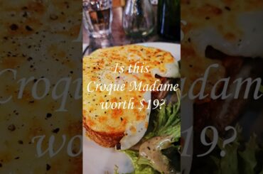 Would You Pay $19 For This Croque Madame?  #melbournefood #foodie #croquemadame #frenchfood