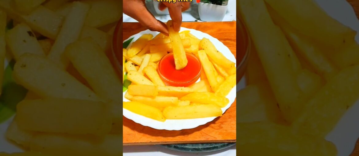 Crispy French Fries Recipe | Perfect Market Style Fries at Home 🍟#Shorts #Frenchfries #viralvideo Crispy French Fries Recipe | Perfect Market Style Fries at Home 🍟#Shorts #Frenchfries #viralvideo