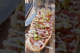 French Bread Pizza | Dining With Dash