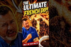Cheesy, Juicy, Loaded French Dip Perfection! 🥩🧀 #FrenchDip #FrenchDipRecipe #SandwichLovers #Recipes