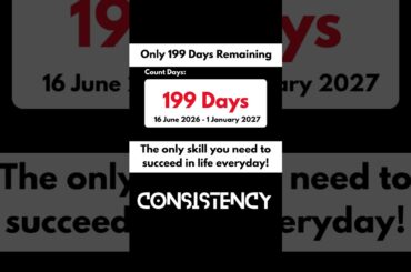 Only 199 Days Remaining | 16 June 2026 - 1 January 2027