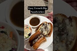Easy French Dip Sandwiches