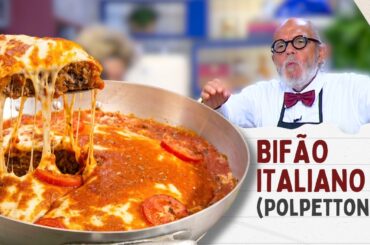 Como Fazer Polpettone no Forno — Bifão Italiano com Molho Artesanal | Anonymus Gourmet