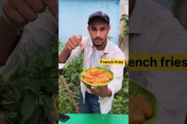 Perfect Crispy FRENCH FRIES 🍟😋| Homemade French fries Snacks Recipe #shorts #cooking