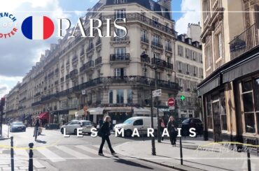 Paris Le Marais Walk Tour 4K 🇫🇷 République ➜ Rue des Archives