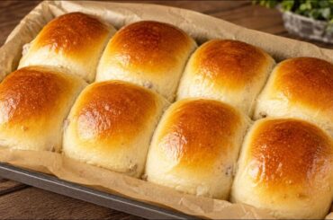 My French grandmother taught me this bread recipe (no kneading) / quick recipes for beginners