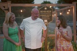Evening in the Ho-Ho-Kus Community Garden