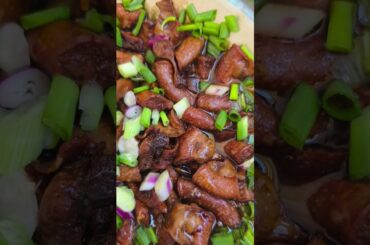 Stir fried sweet intestines in soy sauce #food #gourmet #cookingmethod #intestines #yummy