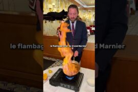 Réalisation d’une crêpe Suzette !