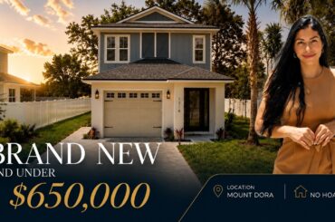 🏡 2 Primary Suites + NO HOA! Brand-New Mount Dora Home Tour