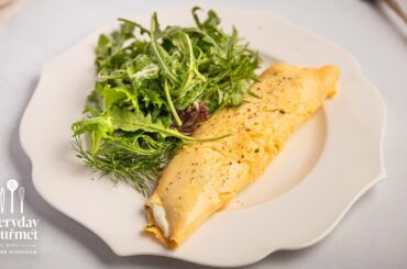 How to Make a Perfect French Omelette | Goat's Cheese & Chive | Everyday Gourmet