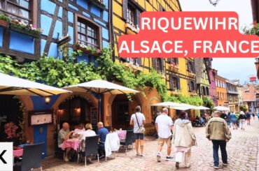 A Tour of RIQUEWIHR / Alsace / France 4K