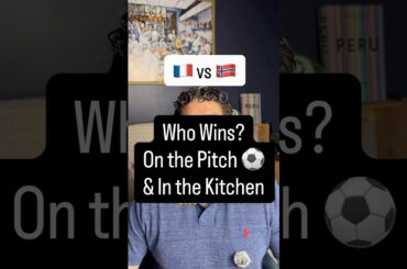 France 🇫🇷 vs Norway 🇳🇴 #shortsfeed Who wins on the pitch &  in the kitchen?