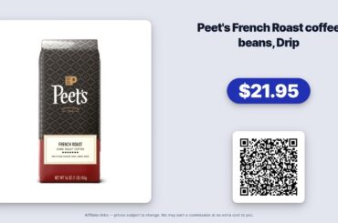 Peet's Coffee — Top 4 Coffee Products