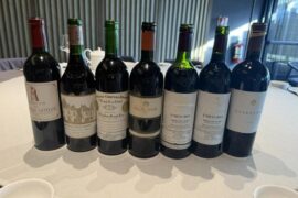 Evening with some big bottles
