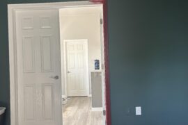Thoughts on continuing this paint color for the trim/doors?