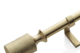Crate & Barrel Ilsa curtain rod from 2017