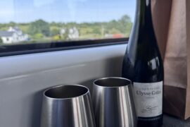 Champage in the Train