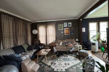 What color should I paint my living room? I think I don’t like the brown